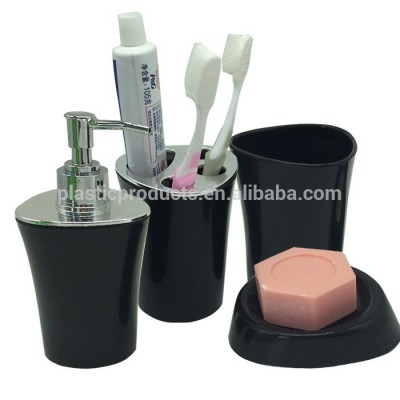 promotion Black bathroom set accessories with cheap price