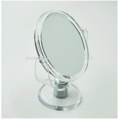 High quality double sides and flexible plastic cosmetic table mirror