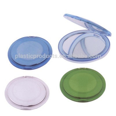 Factory direct sale personalized plastic double sides compact pocket mirror